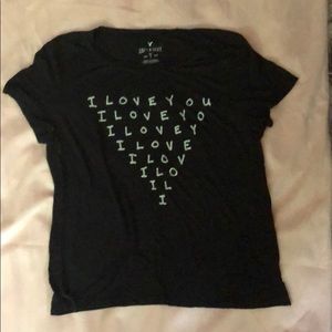 American Eagle soft and sexy cropped tee